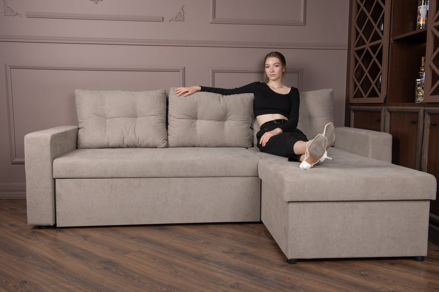 Диван кутовий №3901 Фрідом